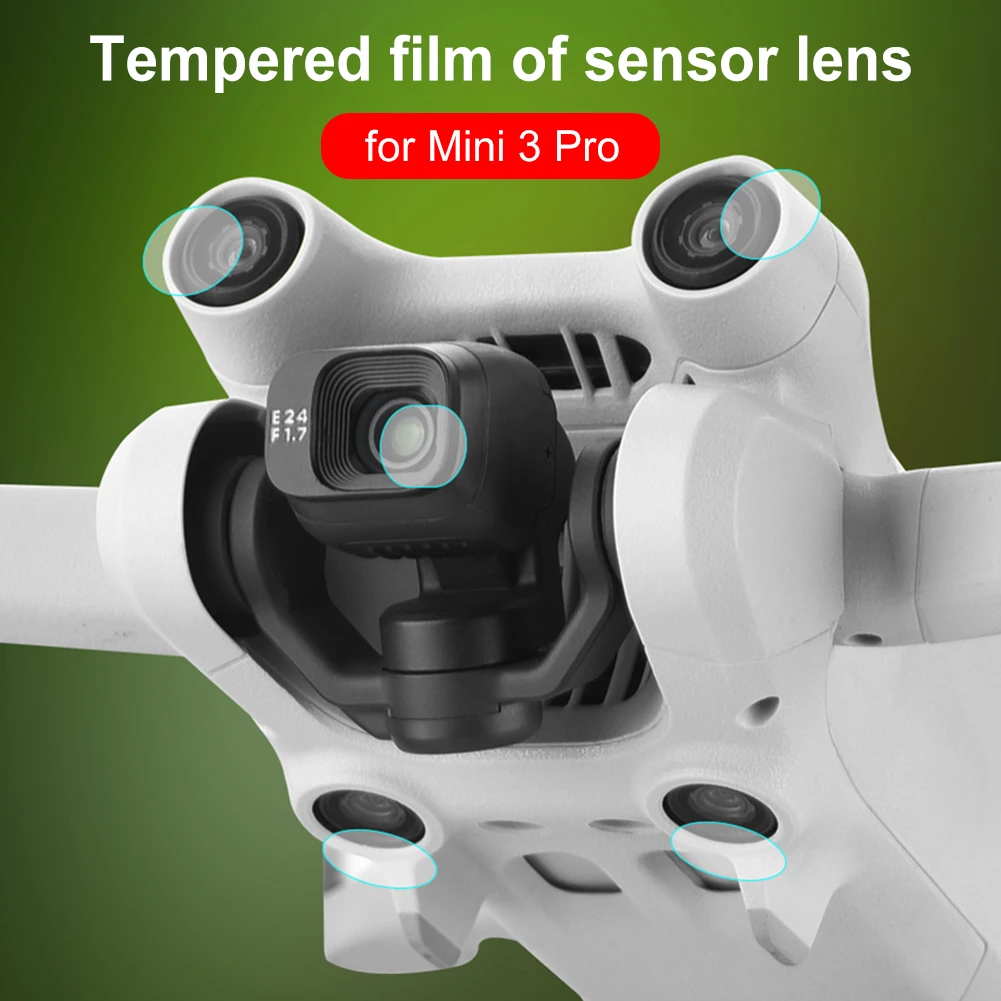 

Защита для объектива HD-камеры DJI Mini 3 Pro защита от ударов из закаленного стекла Сенсорное стекло для защиты объектива камеры