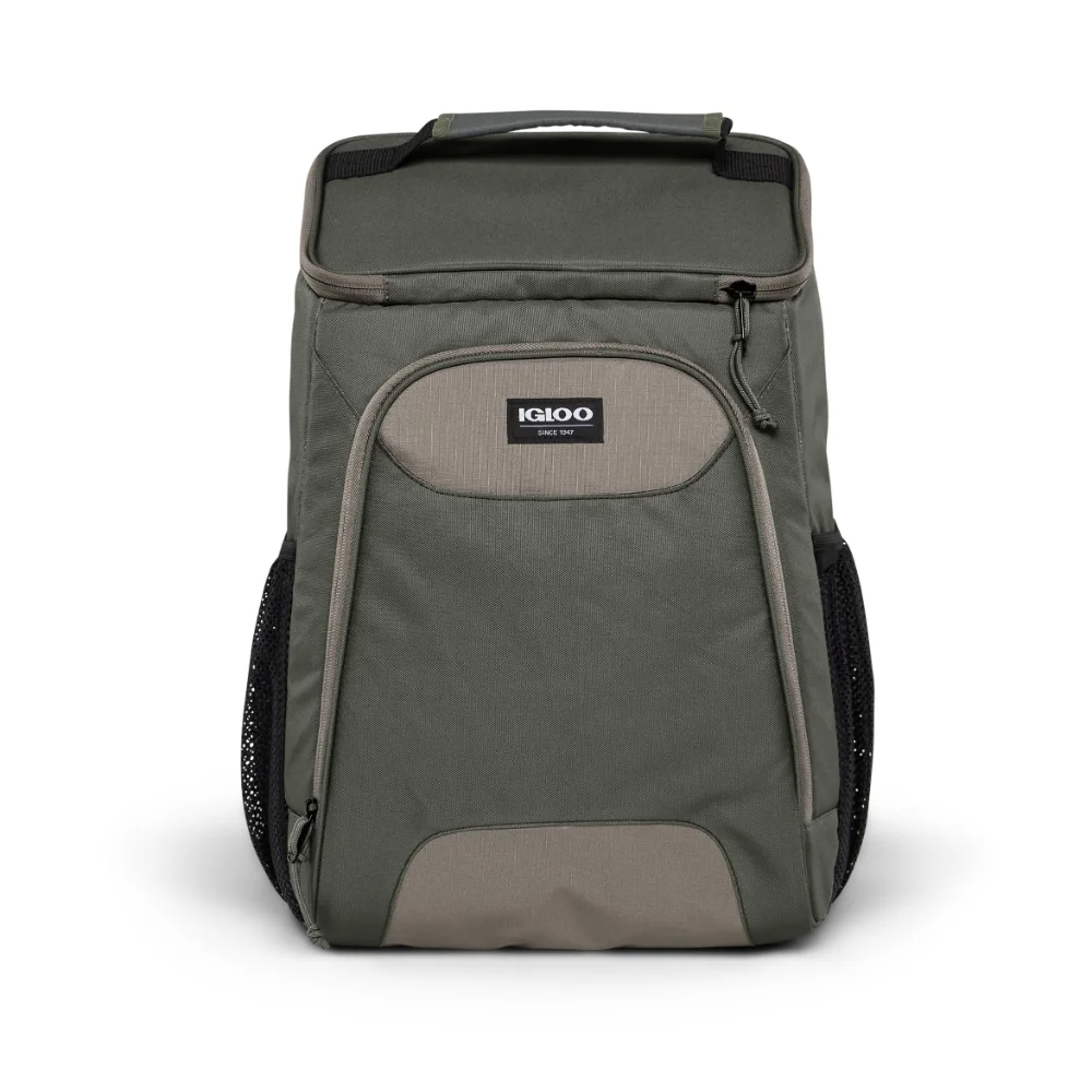 

24 Can Topgrip Soft Sided Cooler Backpack, Green
