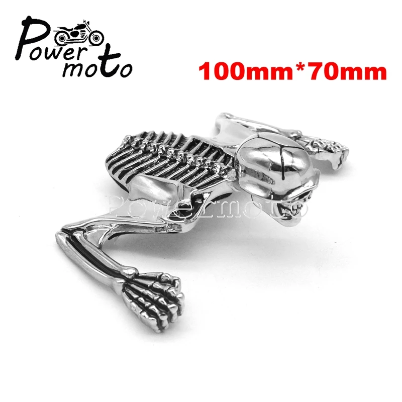 

Козырек для мотоцикла, фара, скелет, декоративная фигура, изогнутая отделка крыла, украшение в виде черепа для кафе Racer Chopper Bobber, на заказ