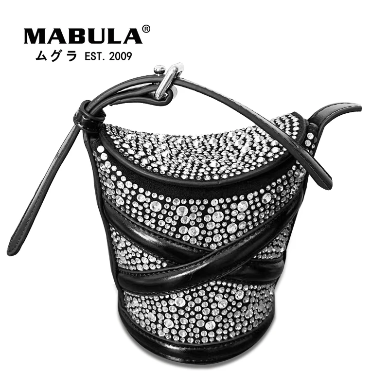 

MABULA 2022, роскошный сверкающий кристаллический горный хрусталь, сумки-тоут, фирменный дизайн, шикарные, через плечо, вечерние кошельки для жен...