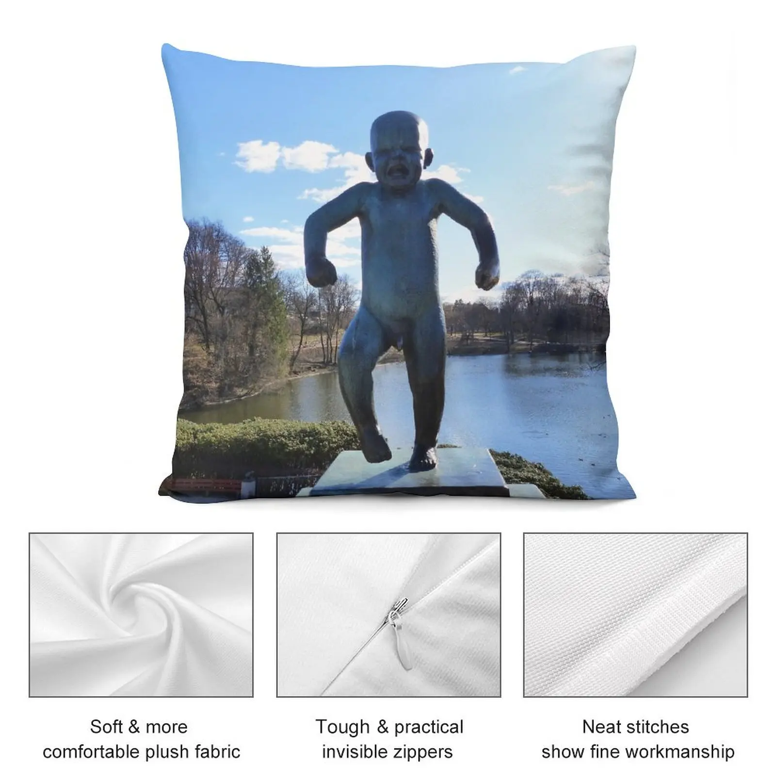 Декоративная подушка Vigeland Sculpture Park Oslo (Norway)