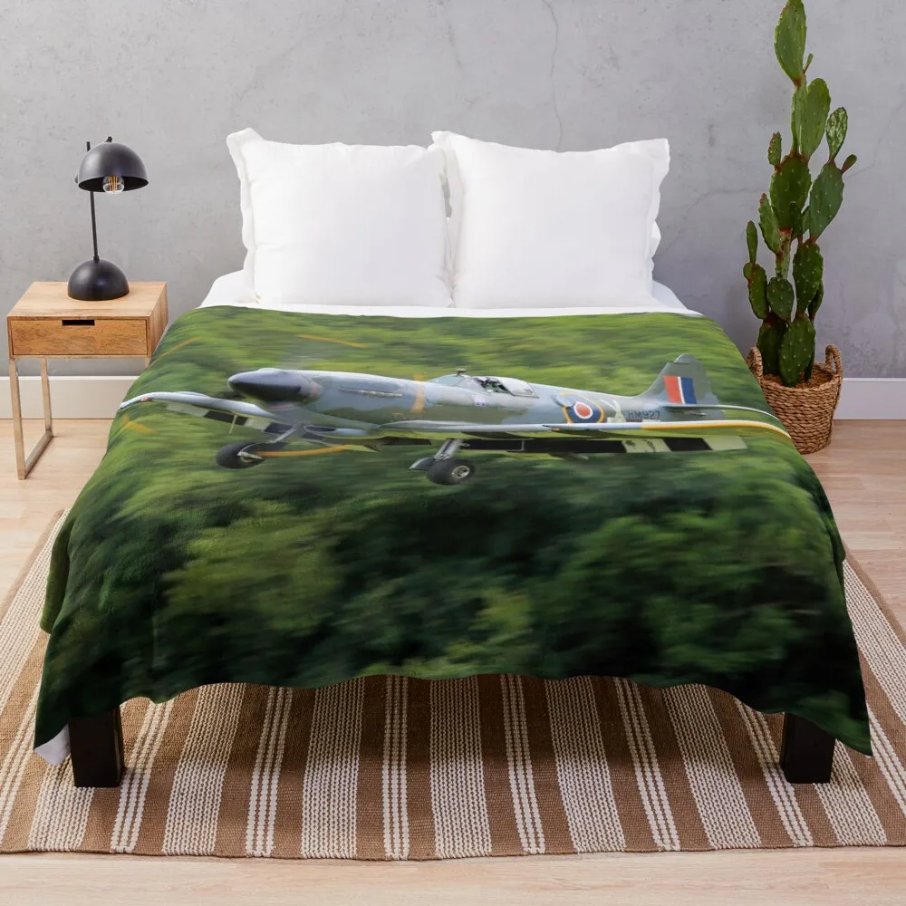 Плед Spitfire FR.XIV RM927 одеяла для детей мягкие клетчатые дивана