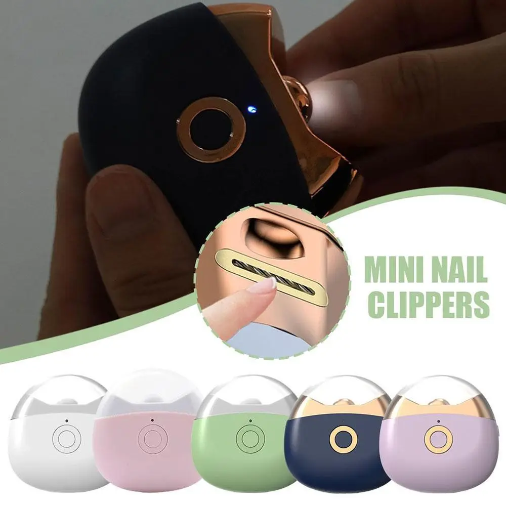 

Manicure Care Tool Rechargeable Portable Scissors Cutters Electric Nail Clippers Automatic Nails Trimmer Polisher