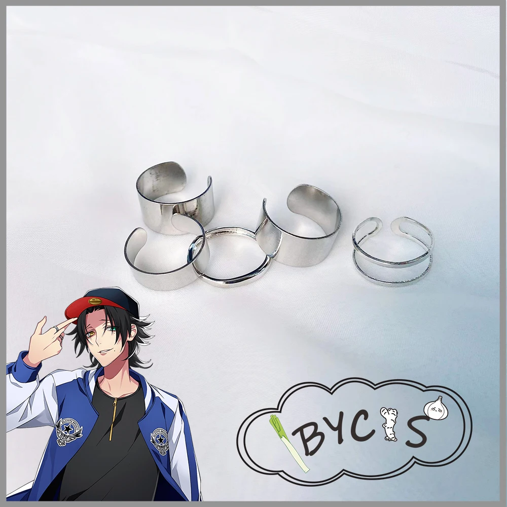 

Anime Hypnosis Microphone Jiro Yamada Cosplay Accessories Ring Adjustable Lolita Girls Porps Finger Rings Jewelry Unisex Toys