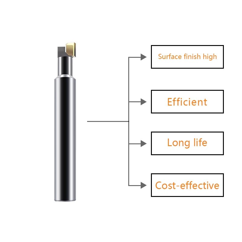 Фреза Qiye MCD 6-20 мм для алюминия меди пластика
