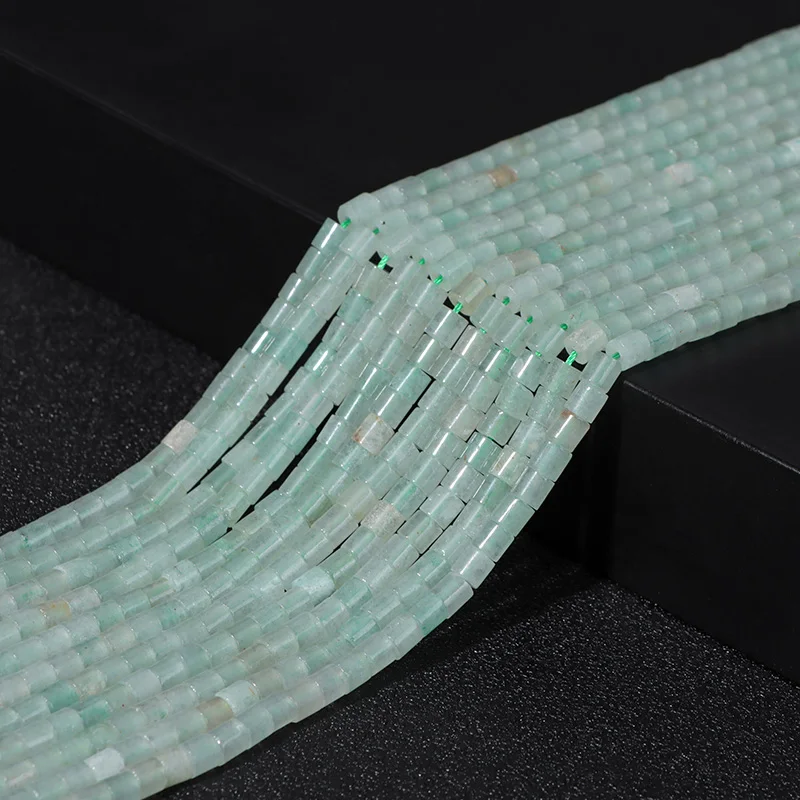 Цилиндрические бусины-колонки из натурального камня 4 х13 мм |