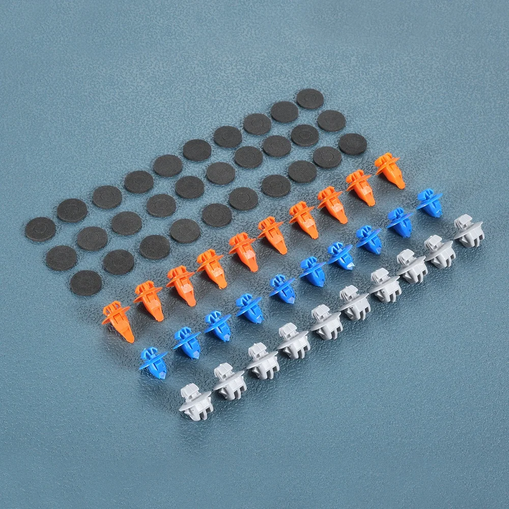 

1 Set Car Front Door Trim Panel Rivet Fasteners Clips Retainer for Toyota Prado 120 Series 5 Door 4Runner/FJ Cruiser Highlander