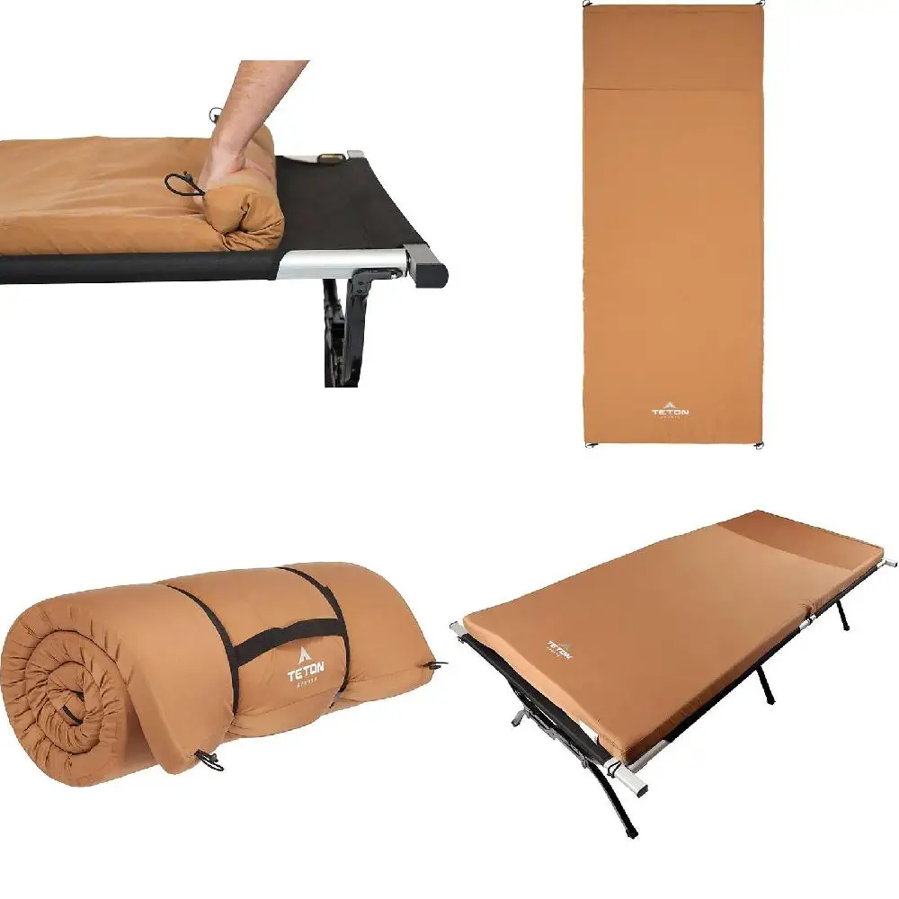 

"XXL Tan Foam Camp Pad for Ultra-Comfortable Camping Experiences - Lightweight Sleeping Pad".