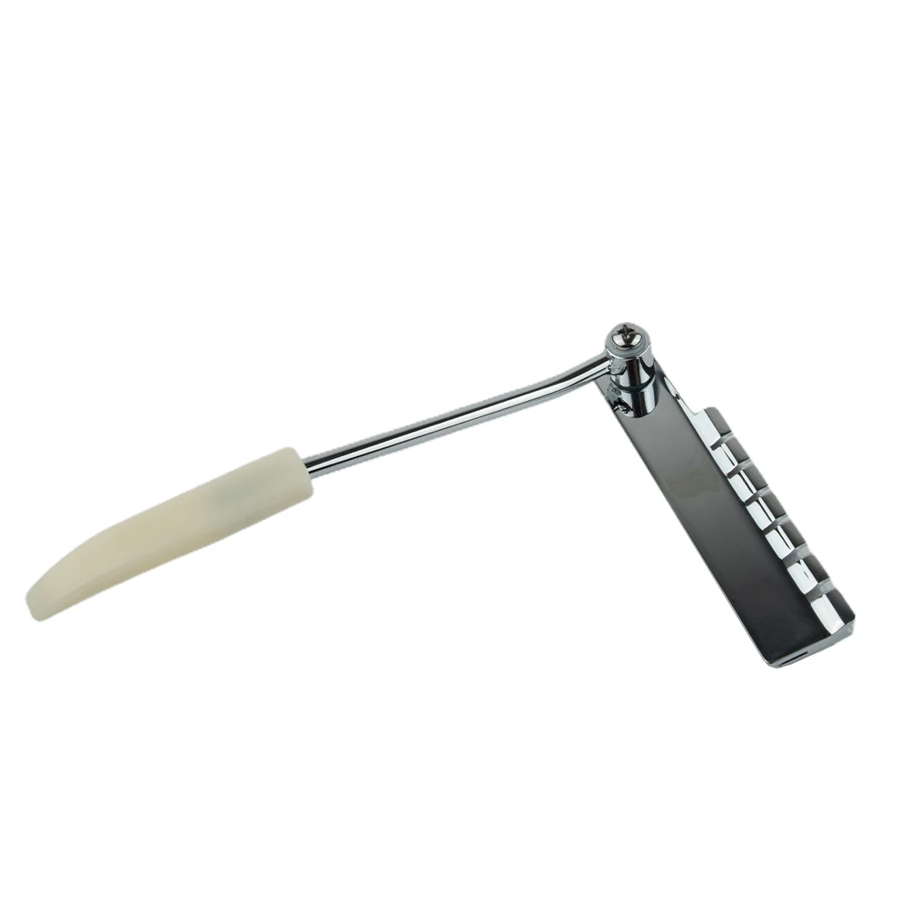 

Tremolo Bridge Tailpiece for LP SG Electric Guitar, Silver, Long Lasting Zinc Alloy, Easy to Install, Replacement Parts