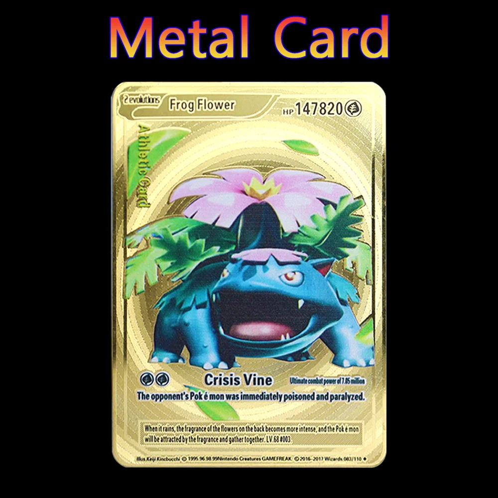 

Pokemon Hot 132540 Points High Hp Metal English Cards Charizard Pikachu Zacian Anime Game Vmax Mega GX Collection Gold Cards