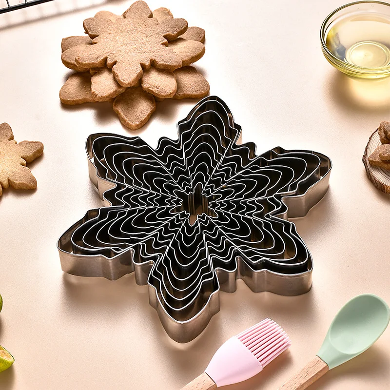 

DIY Kitchen Useful 10Pcs/Set Stainless Steel Cookie Biscuit Fondant Cake Paste Mould Cutter Decor Tool