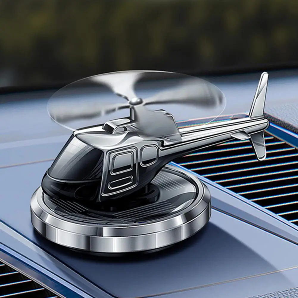 Car Perfume Exquisite Durable Solar Power Helicopter High-end Air Freshener for Vehicle Aroma Diffuser Car Parfum Interior Decor