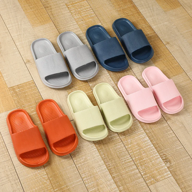 

Summer new slippers home indoor soft bottom home slippers simple home slippers