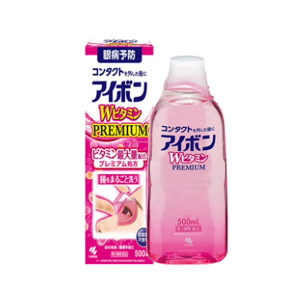 

Kobayashi Pharmaceutical Jingtian same Japanese eye wash 3-4 degrees pink cool vitamin type 500ml