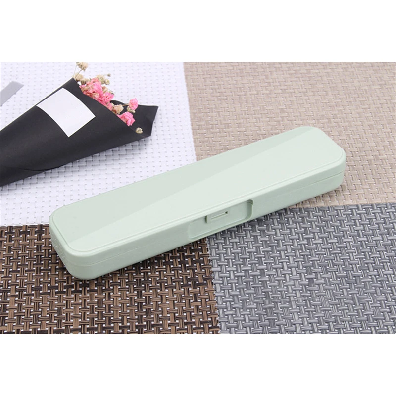 

Portable Tableware Storage Box Eco-Friendly Cutlery Picnic Chopstick Spoon Container Travel Utensil Case Food Grade Dinnerware