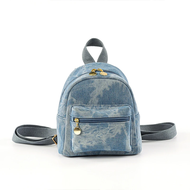 

Denim Fashion Backpacks for Women Latest Trend Students School Bag Small Mini Rucksack Mochilas Para Mujer Рюкзак Bolsa Feminina