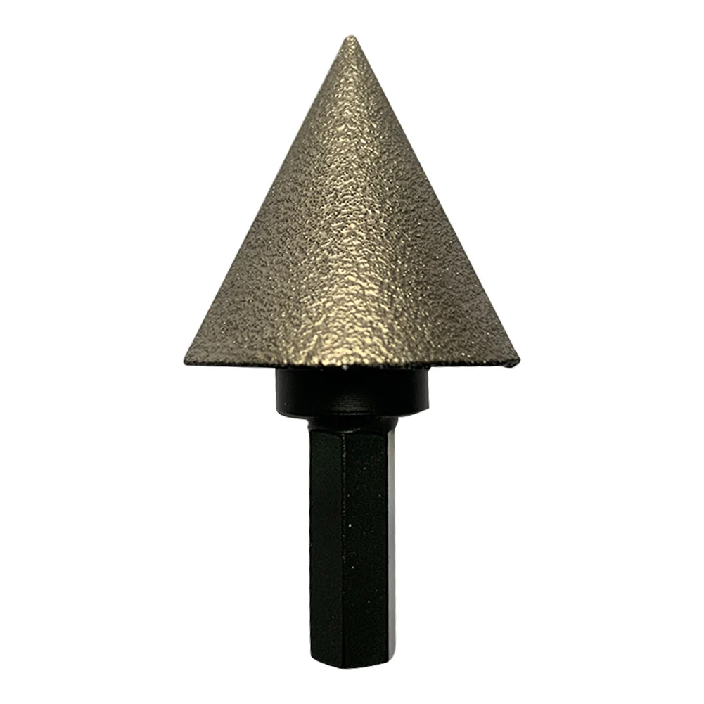 

Industry Ceramic Tile Hex Shank Hole Trimming Woodworking Durable Countersink Enlarging Diamond Beveling Chamfer Bits Finishing
