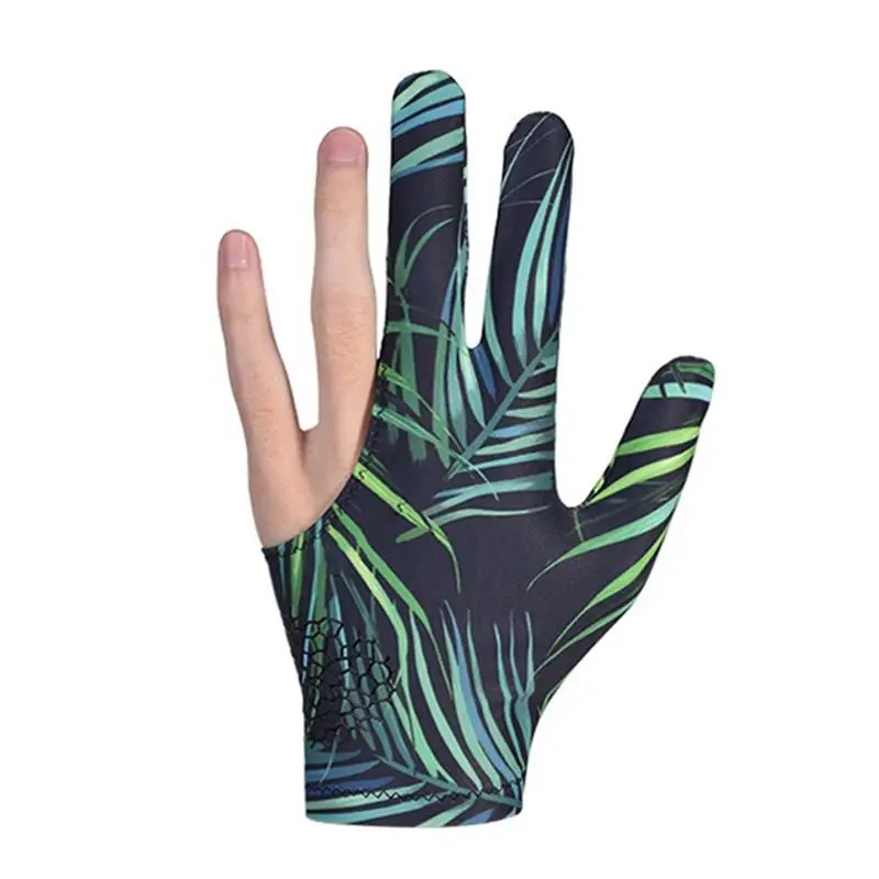 

1PCS Breathable Billiard Pool Gloves Left Hand 3 Fingers Cue Gloves Billiard Accessories High Elasticity Snooker Cue Pool Gloves