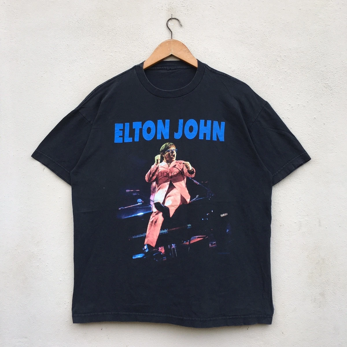 Мужская Винтажная Футболка 90-х Элтон Джон соло певица - купить по выгодной цене |