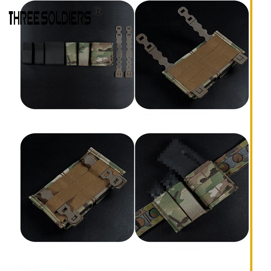 9 мм + 5 56 параллельная сумка для аксессуаров с системой Молле тактическая