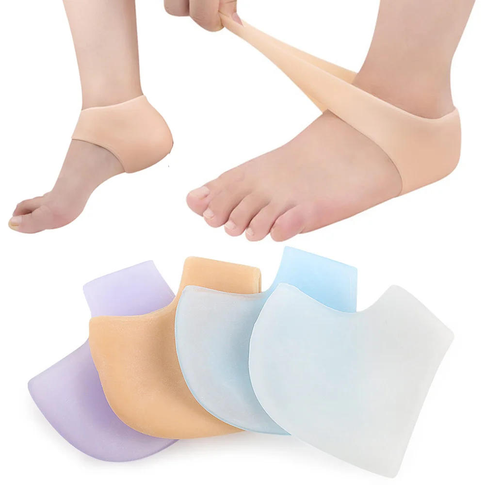 

1 пара носков для ухода за ногами Эластичные Силиконовые тонкие носки увлажняющий гель для пятки треснувшая пятка чехол унисекс