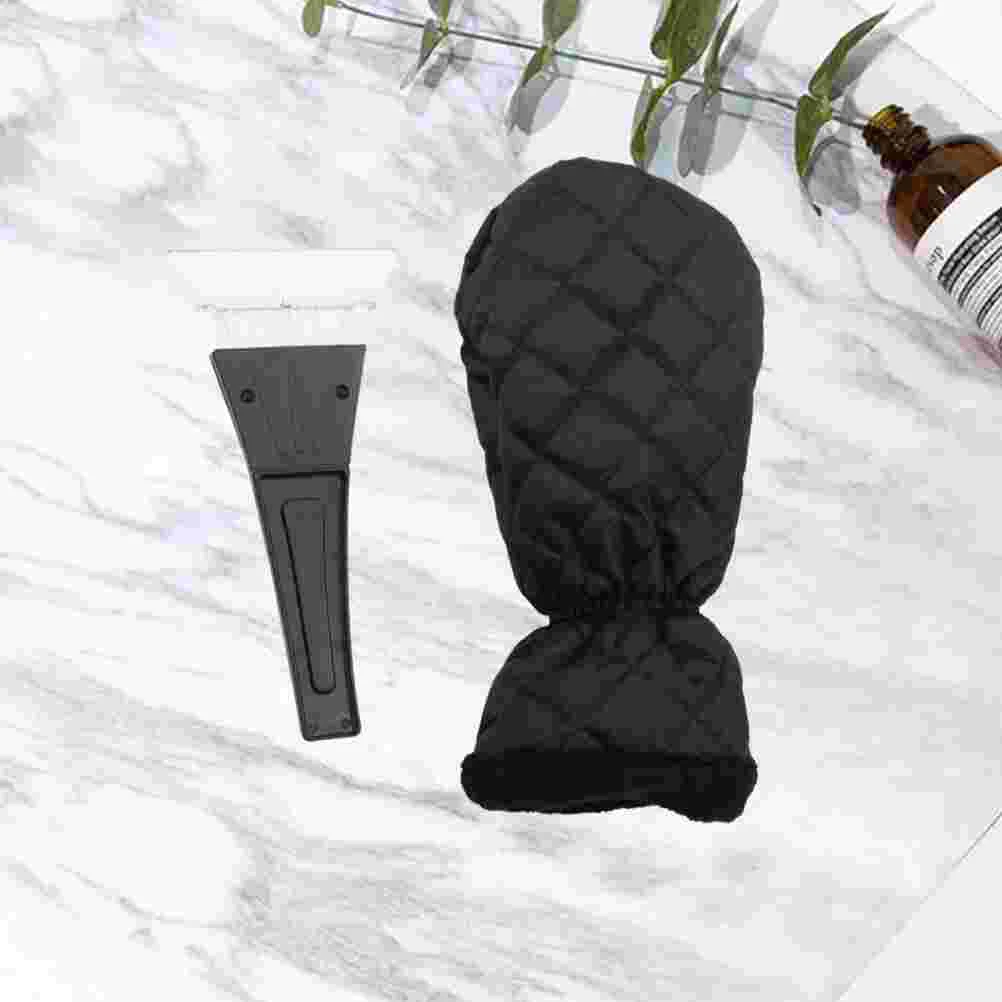 

Waterproof Warm Glove Car Scraper Snow Squeegee Thermal Gloves Windshield Scrapper