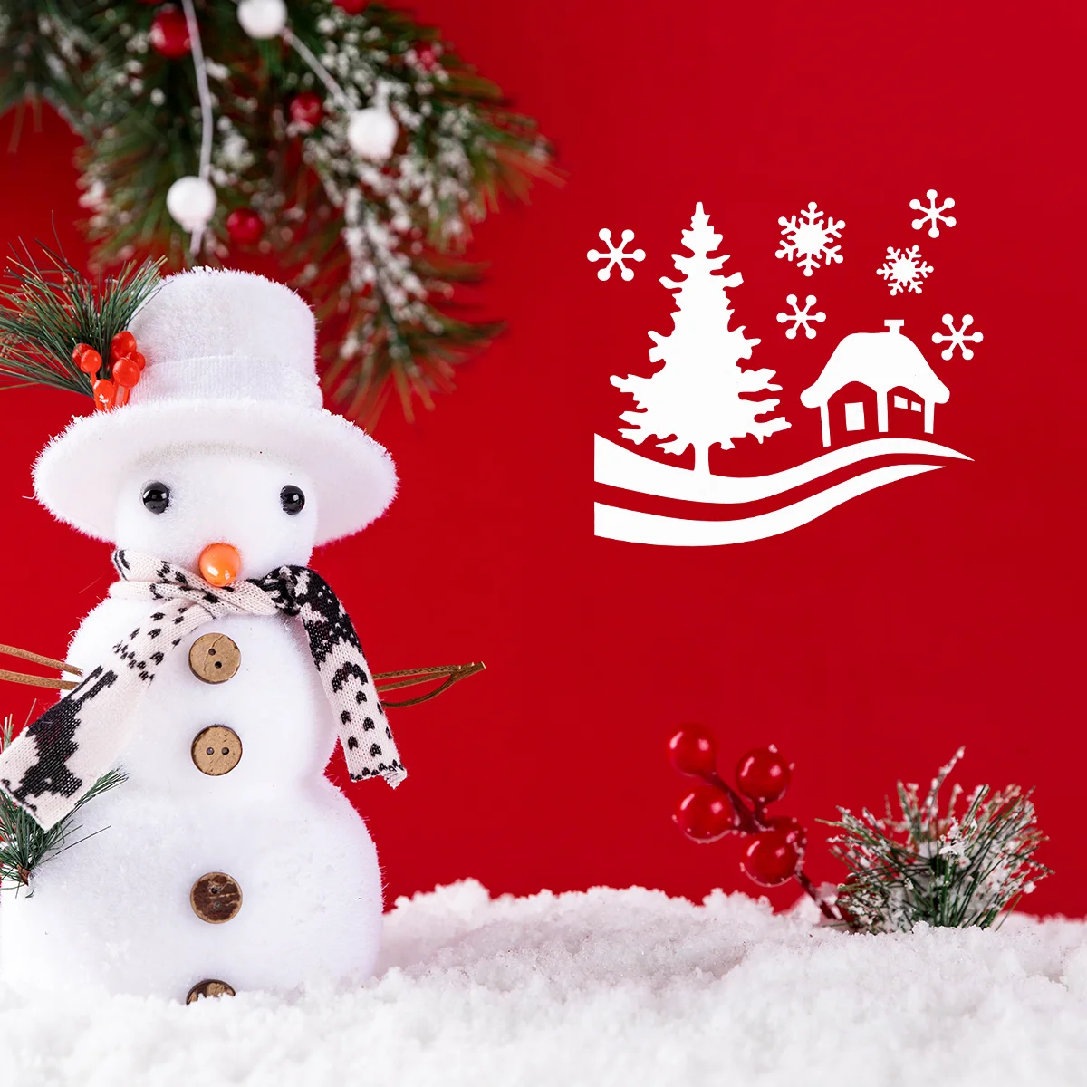 24 шт. трафаретные трафареты для рождественской живописи поделок пластиковая