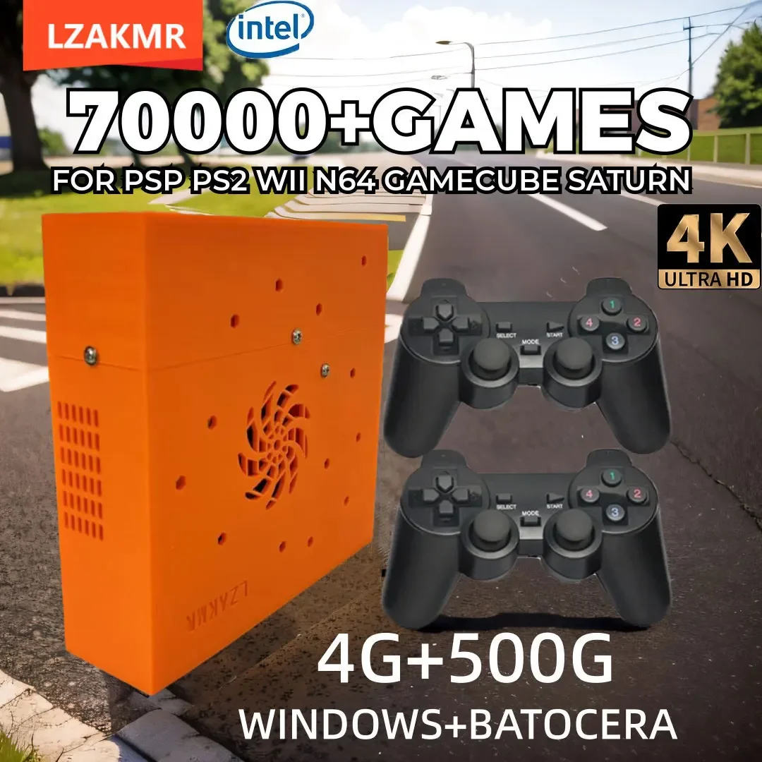 Игровая консоль LZAKMR M8 Plug and Play Ретро 1037U 500G HDD 70000 + игры для Wii PS2 N64 PSP GameCube Saturn