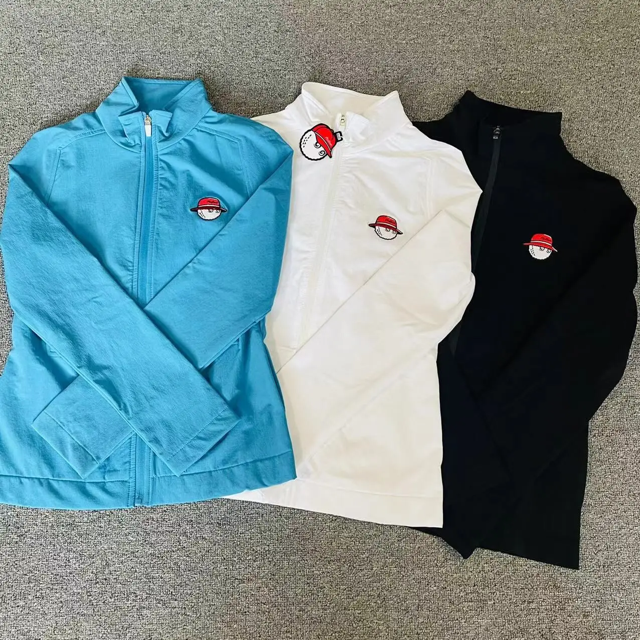 2022 Spring and Autumn new golf women long sleeve thin style trench coat sports fast drying fabric outdoor jersey