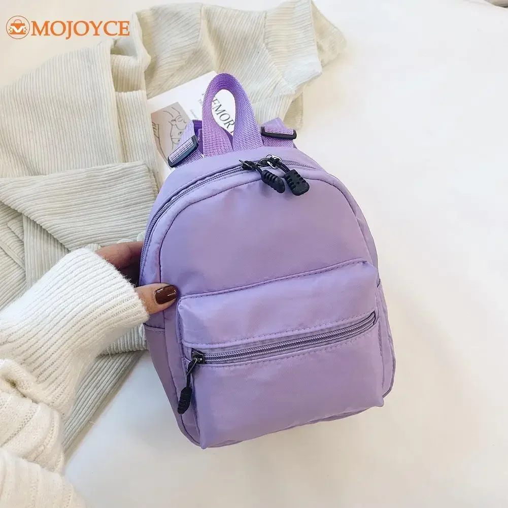 

Mini Teenager Bags Backpack Solid Female Mini Fashion Preppy Rucksacks Small Women Backpack School Style Girls Winter Travel