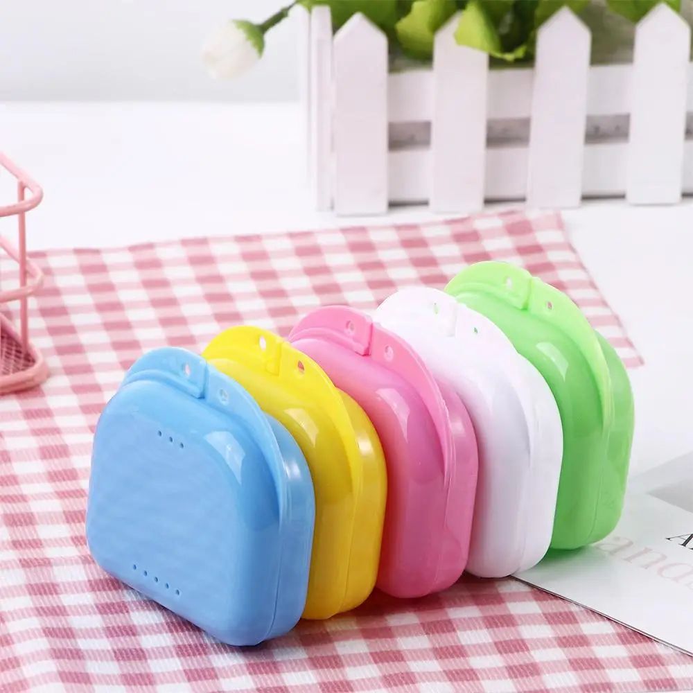 Зубная ортодонтическая удобная коробка для ухода за полостью рта практичная