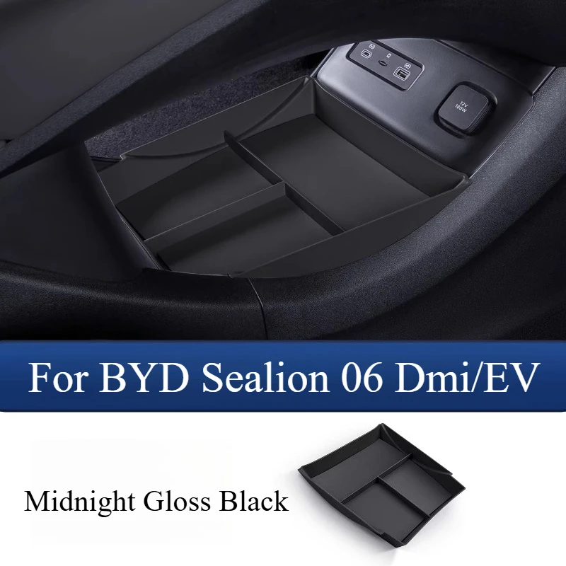 

Для BYD Sealion 06 Dmi/EV нижний ящик для хранения центрального управления, ящик для хранения отделки, принадлежности для интерьера, автомобильные аксессуары