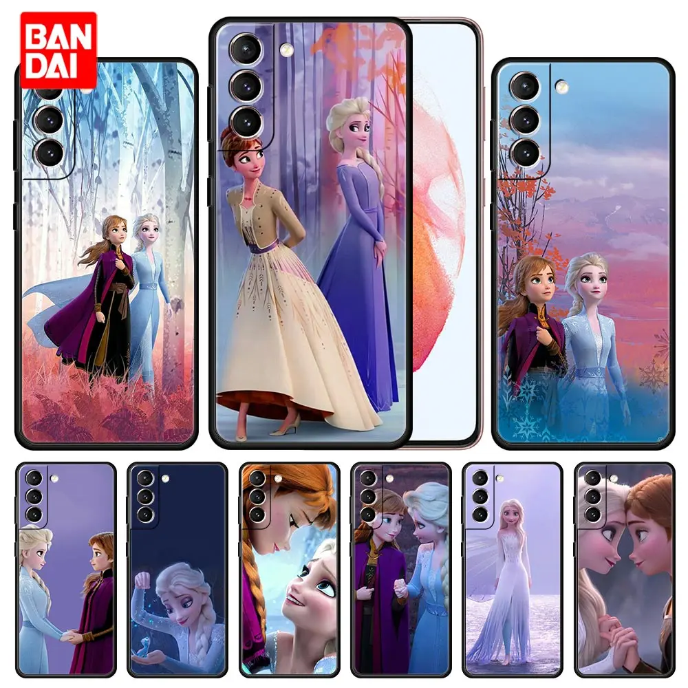 

Elsa Ariel Princess Anime Phone Case for Samsung Galaxy S20 FE S21 S10 S9 Plus Ultra 5G S20fe S21fe S20Ultra Capa Soft