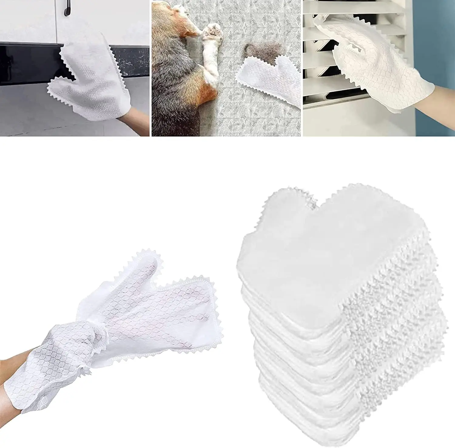 

Бытовые перчатки для дезинфекции, можно мыть руки в комплекте, одноразовая сушка | Многофункциональная домашняя салфетка для уборки (10)