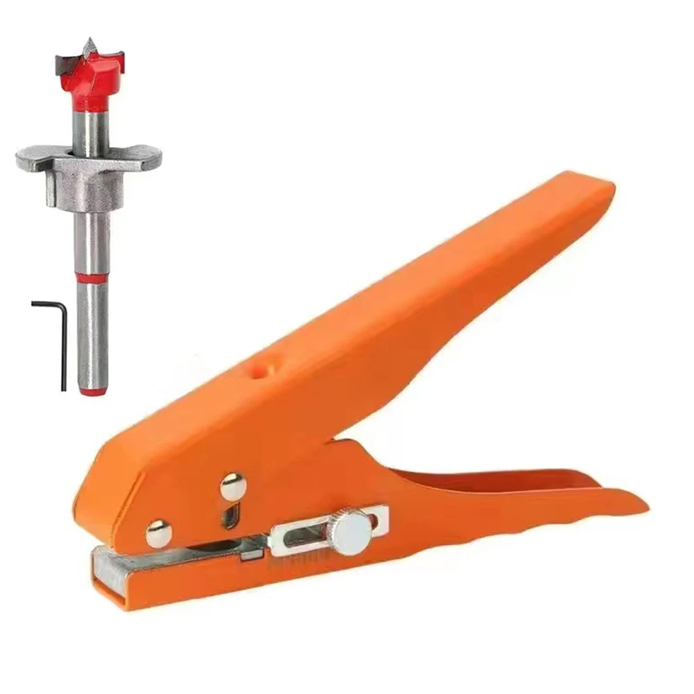 

Craft Screw Cover DIY Hole Punch Metal Home Office School Scrapbook Heavy Duty Paper Card Professional With Drill Bit Hand Tool