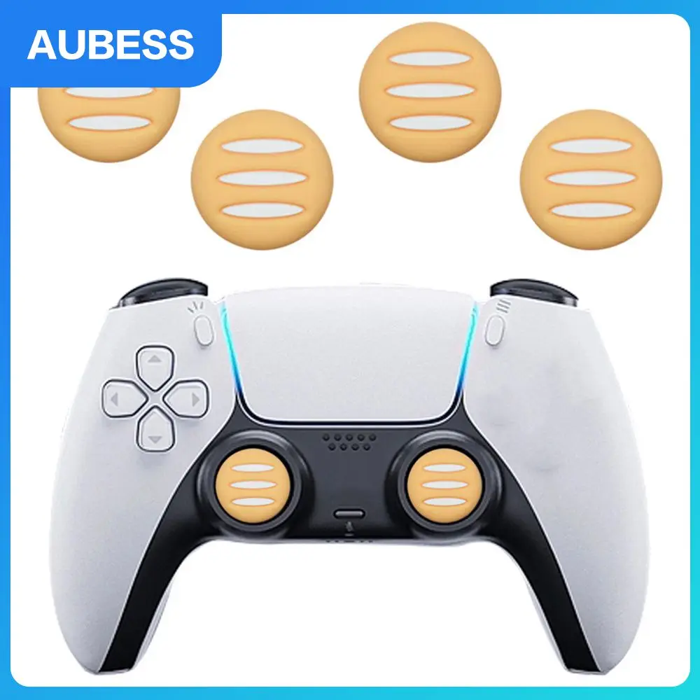 

Bread Rocker Protection Not Easy To Drop Anti-slip And Wear-resistant Gamepad Tight Fit Feels Great Rocker Hat Silica Gel Yellow