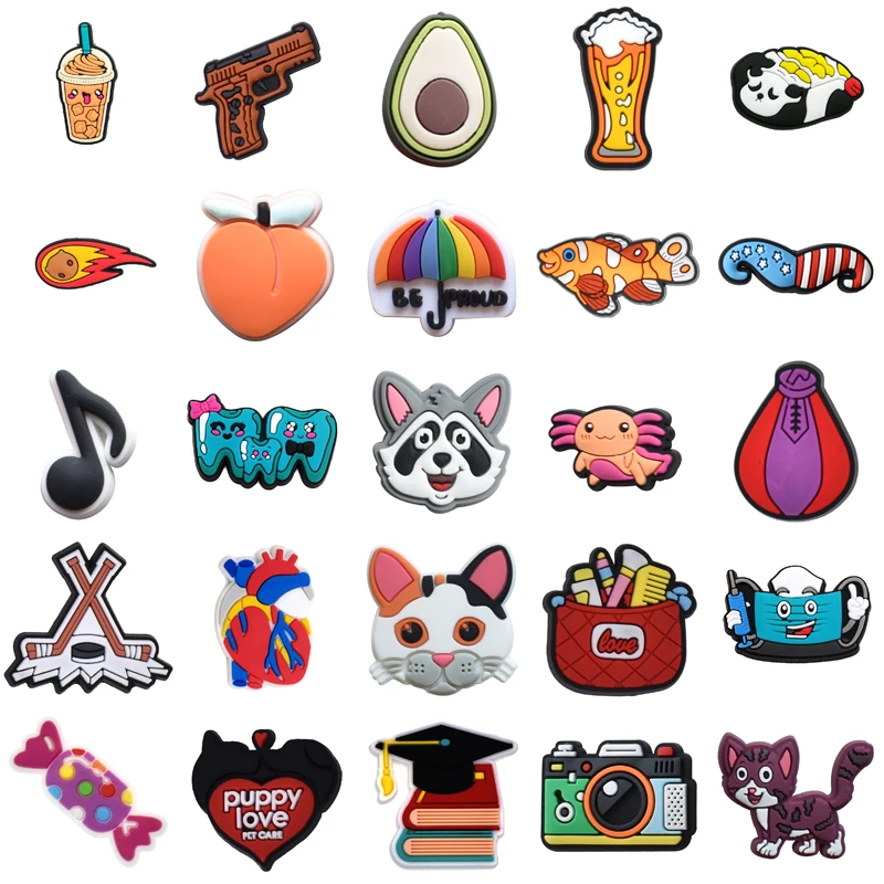 

Set Jeans Kids Gifts Para Pins Men Shoes Accessories Boy Shoe Charms Wholesale Bulk Packs Women Charm Decorations for Crocs Girl