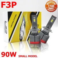 f3p 90w 10000lm h4 h7 9005 9006 h11 car led headlights bulb fog light h7 h11 9005 9006 h1 car led headlamp kit