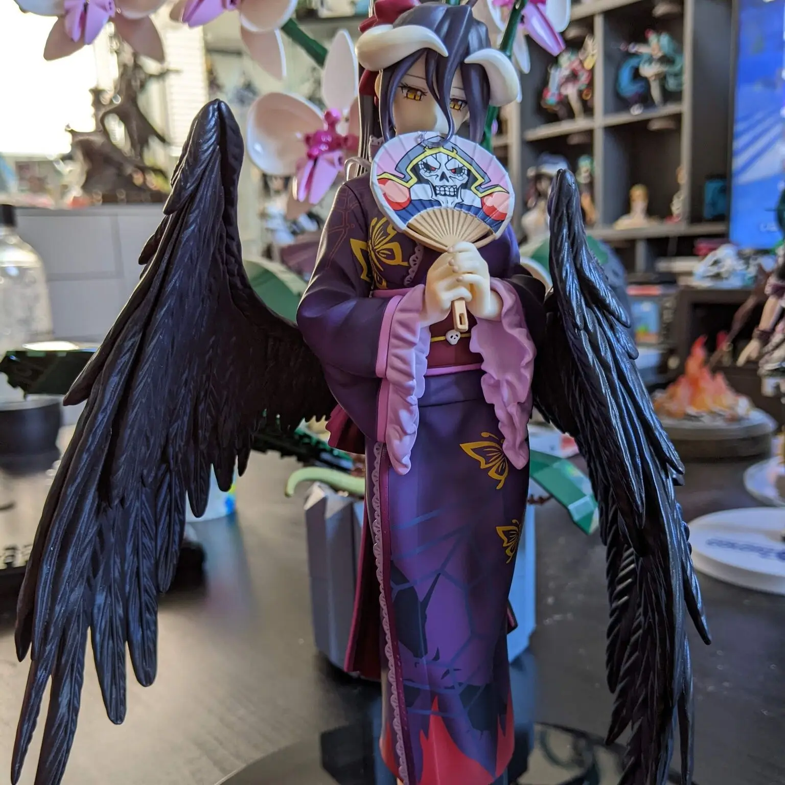 

Фигурки персонажей аниме Overlord для привлекательных девушек, 22 см, альбедо юката, масштаб 1/8, фигурки из ПВХ, коллекционная статуя, модель, кукл...