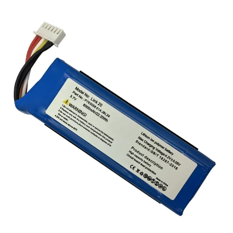 Аккумулятор для колонки JBL Link 20 Link20 2024 мАч 100% оригинал 6000