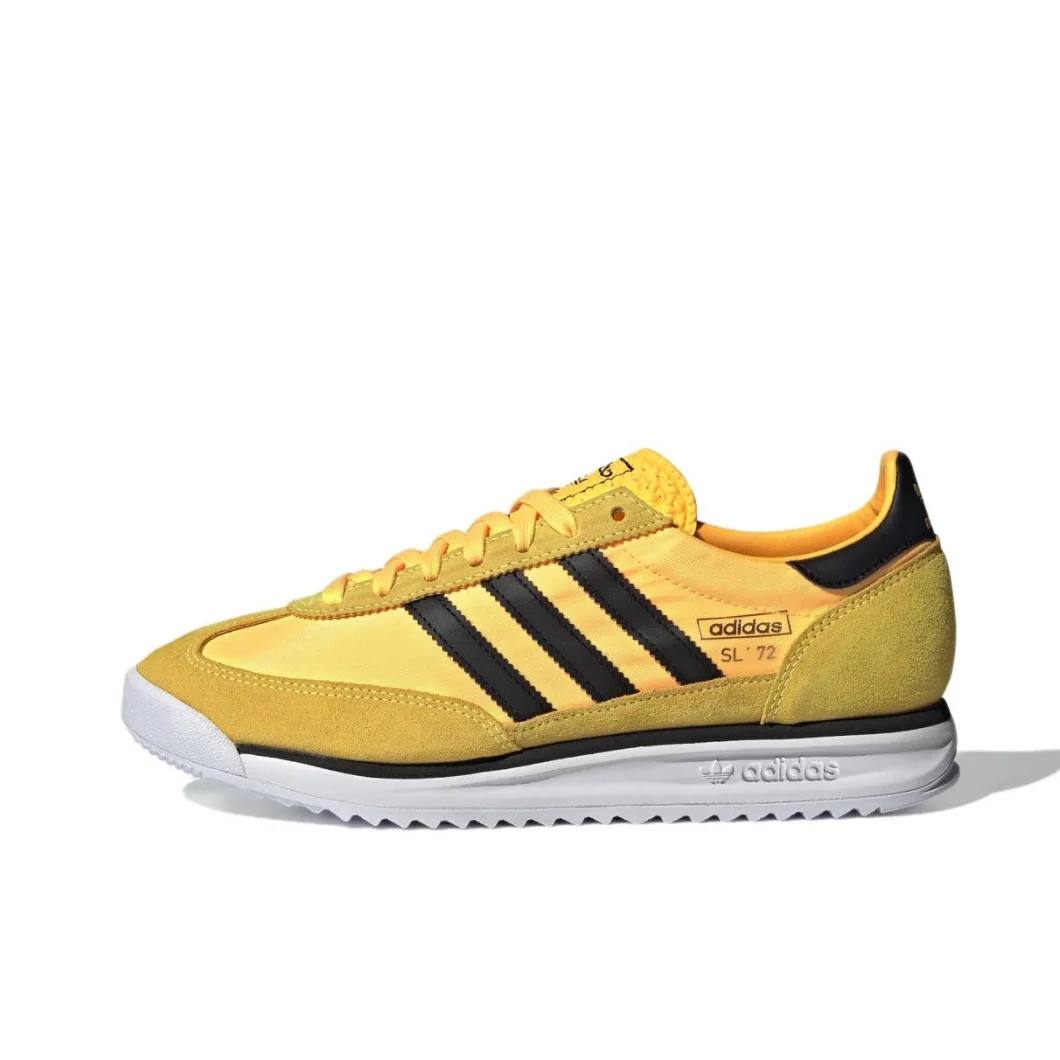 Adidas Original SL 72 RS Низкие дышащие кроссовки Мужские и женские повседневные Sunset Yellow