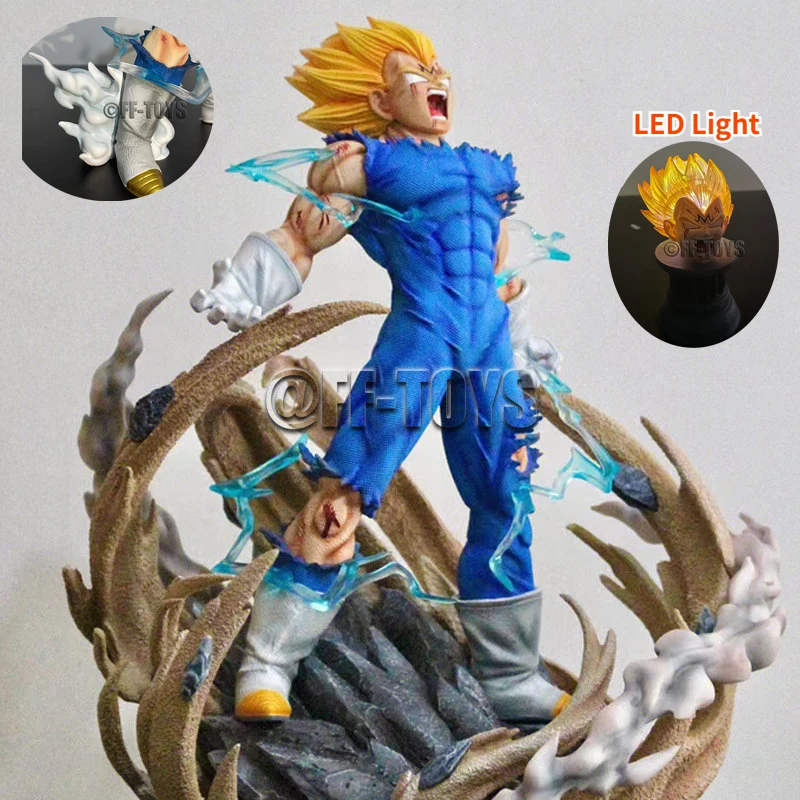 

Anime Dragon Ball Z GK Vegeta Figure Self-destruct Majin Vegeta Figurine 27CM PVC Action Figures Collection Model Toys Gifts