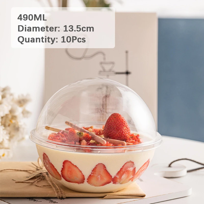 

Одноразовые пластиковые чашки для мусса 10 шт.