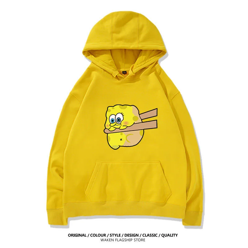 

Spongebobs Patrick Star Squidward Tentacles Cartoon Q Version of The Hooded Sweatshirt Anime Plush Toy for Girl Birthday Gift