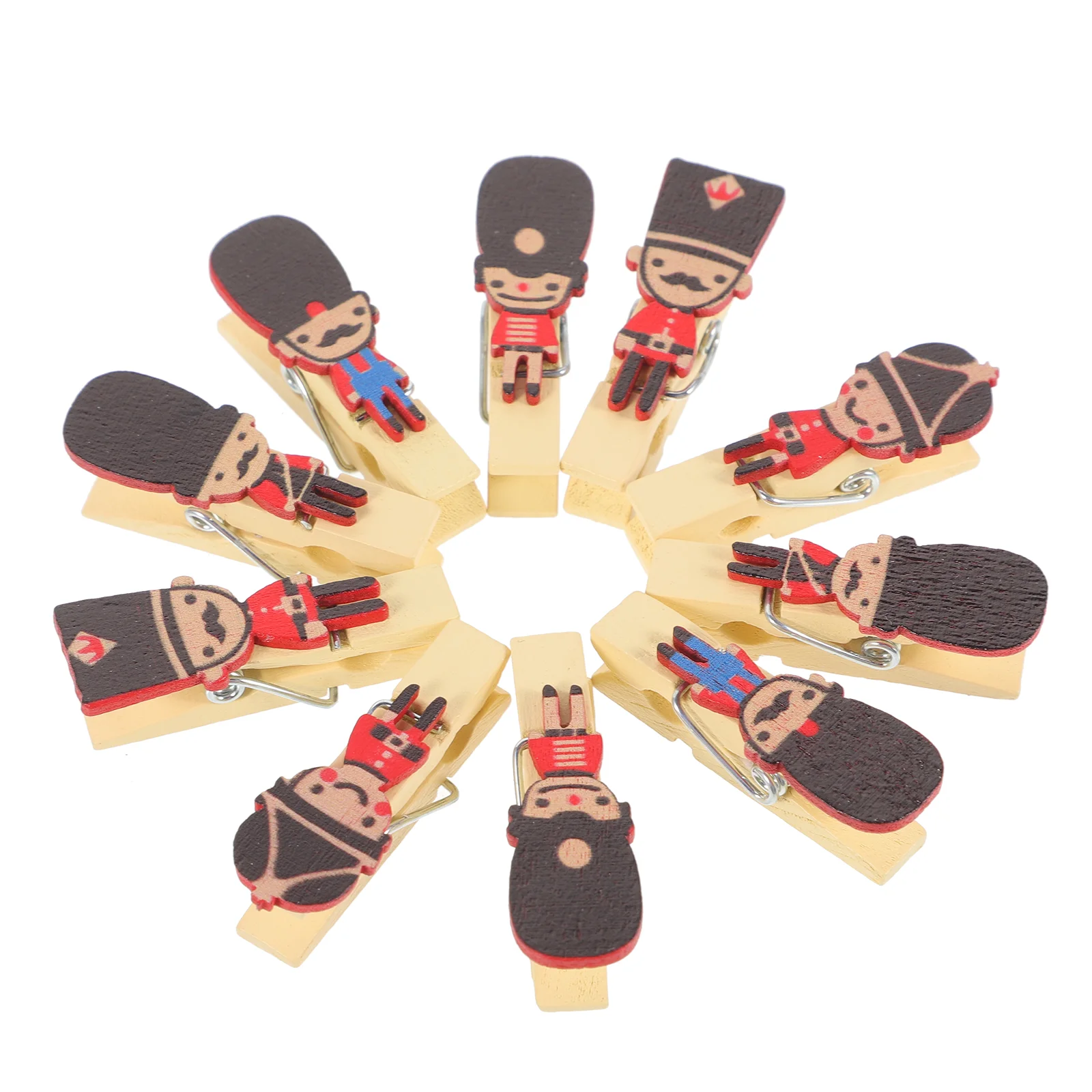 

10 шт., деревянные зажимы для фотографий