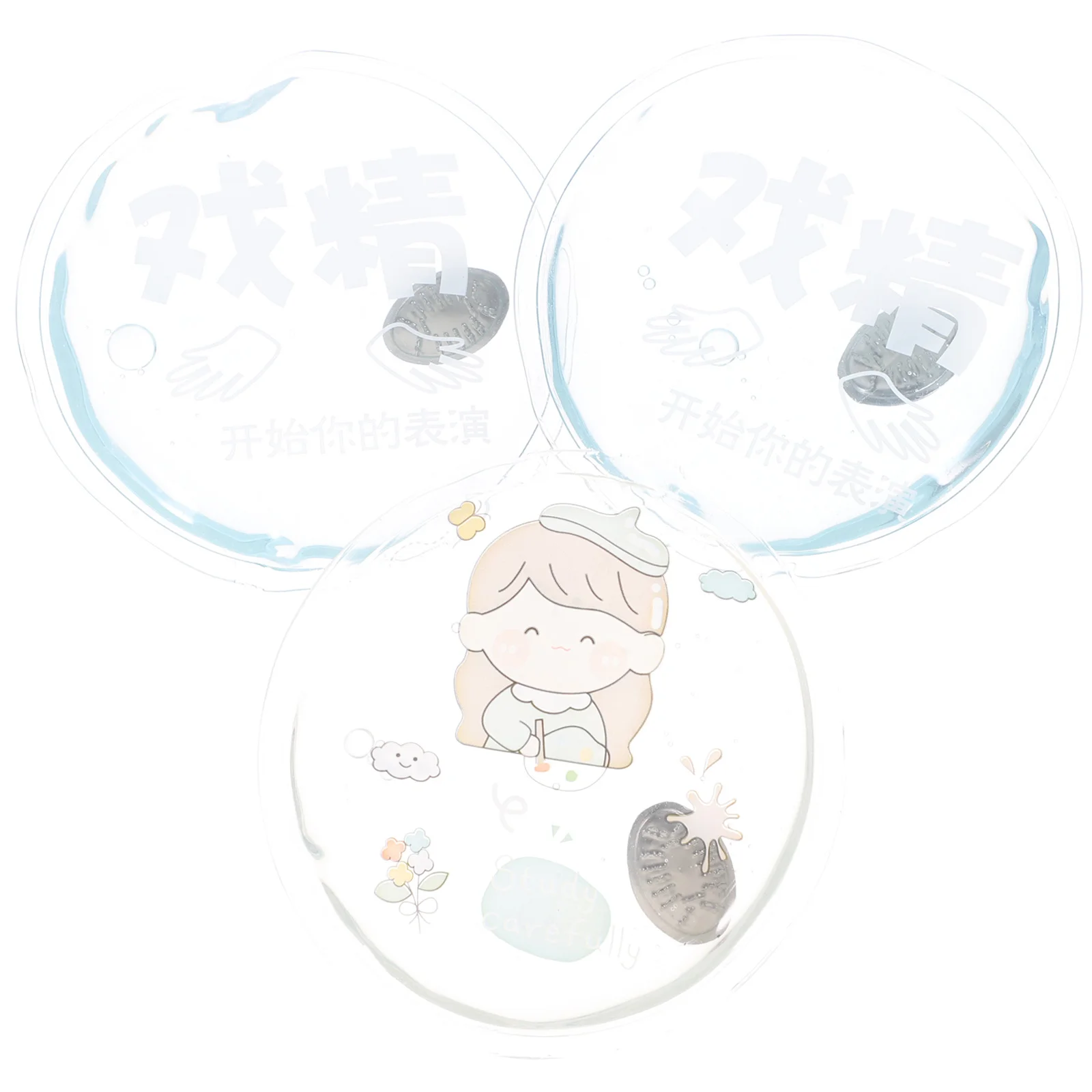 

3 Pcs Hand Warmer Portable Heating Pads Hand Heat Packs Pads Hot Cold Reusable Self-heating Handbag Pvc Heat Pad Pads Travel