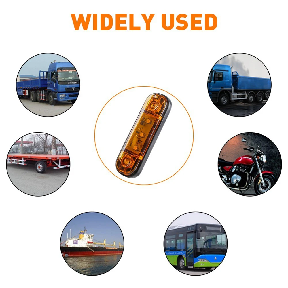 12 В 24 3-светодиодный водонепроницаемый вращающийся рабочий светильник