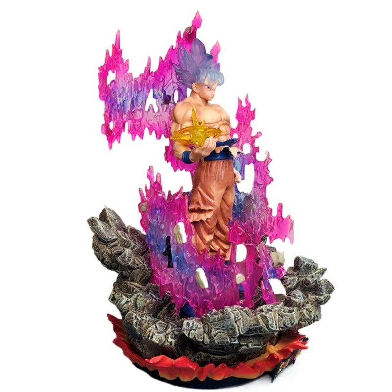 Супер аниме-фигурки Dragon Ball модель GK Ultra Instinct Goku фигурка из серебра migcase No Gokui Key Of