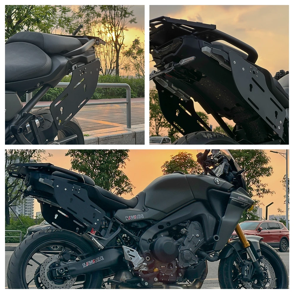 Фото 2024 9GT + боковой Чехол для сумки, кронштейн для Yamaha Tracer 9GT 9GT + 900GT 23, боковая коробка, мягкая сумка, держатель багажа №3