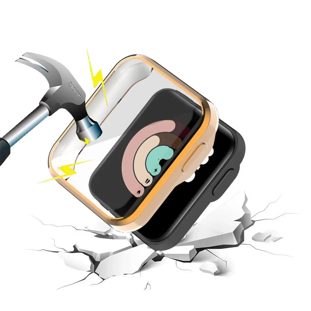 Watch Starp+Protector Case For Xiaomi Mi Watch Lite Correa Stainless Steel Band For Xiaomi Mi watch Lite Strap Bracelet Cover